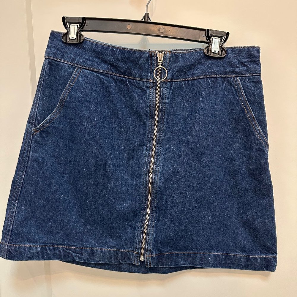 TOPSHOP Denim (Jean) Skirt POCKETS